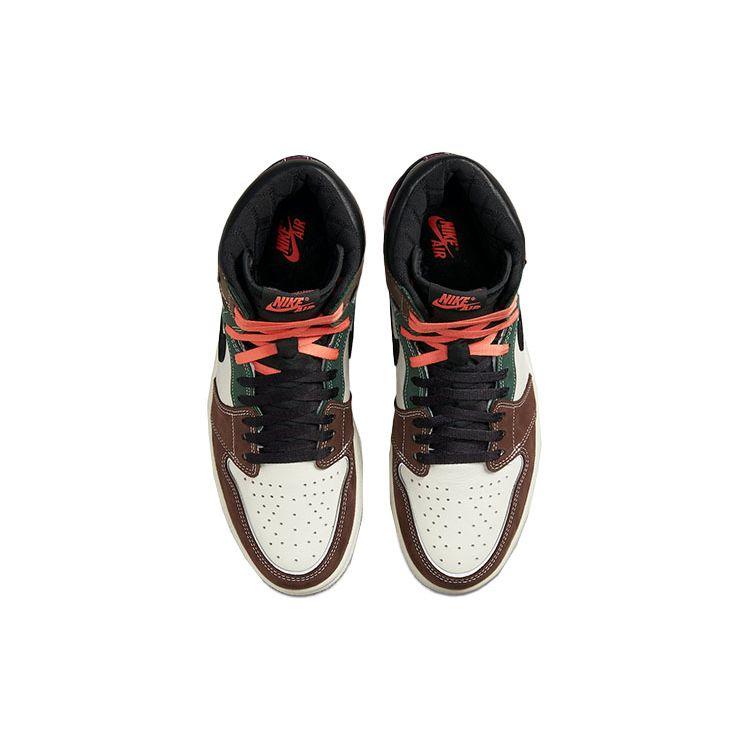 Air Jordan 1 High OG Hand Crafted Unisex Sneakers Multifärg Svart Archaeo-Brun DH3097-001