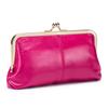 New European and American Retro Clip Bag, Long Clutch Bag Wallet, Simple Mouth Gold Storage Bag, Large-capacity Wholesale
