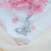 Necklace female European and American full zirconium butterfly necklace female autumn and winter versatile temperament niche design sense does not