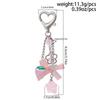 Y2K Fashion Acrylic Keychain Flower Star Love Bow Strawberry Pendant For Student Women Bag Backpack Accessories