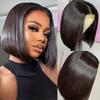 European and American fashion front lace medium and long hair bobo head wig headgear, African front lace wig spot