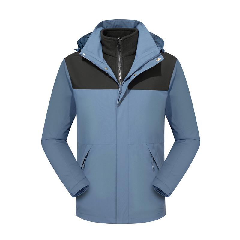 3-in-1 jacket men's waterproof and warm outdoor mountaineering suit women's commuting
