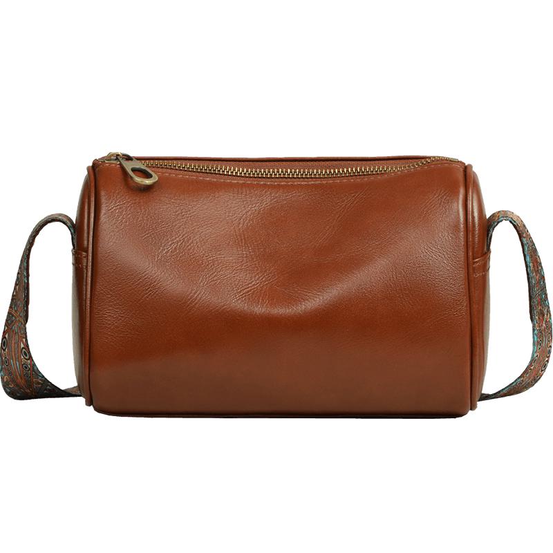 

YUYULA Women s Mini Cowhide Crossbody Pillow Bag
