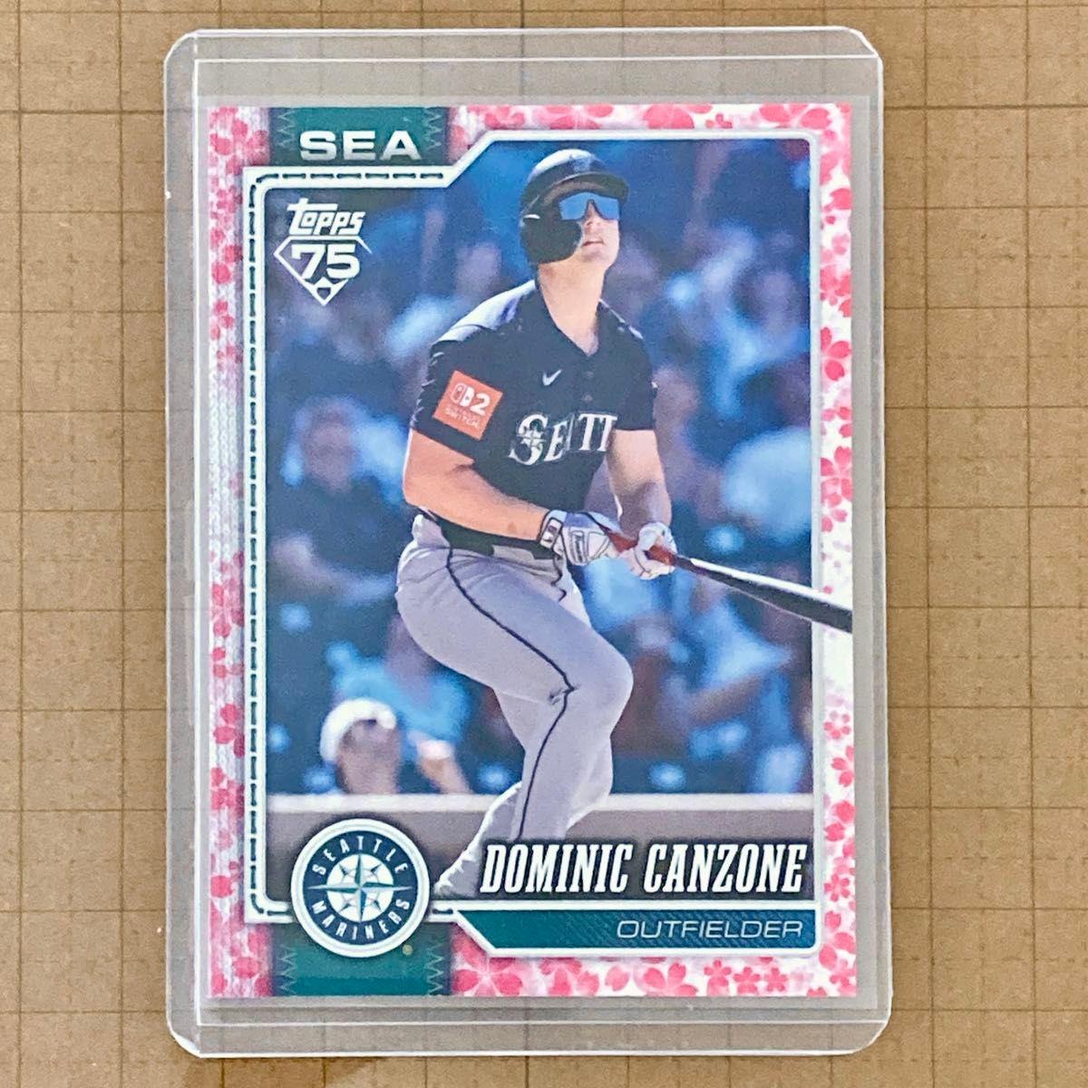 Used [99 Serial / Sakura Parallel] 2026 Topps MLB series 1 Dominic Canzone Japan Limited