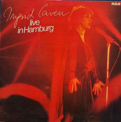 LP Record INGRID CAVEN  Live In Hamburg PL28396 RCA 1980 Germany Pop Used
