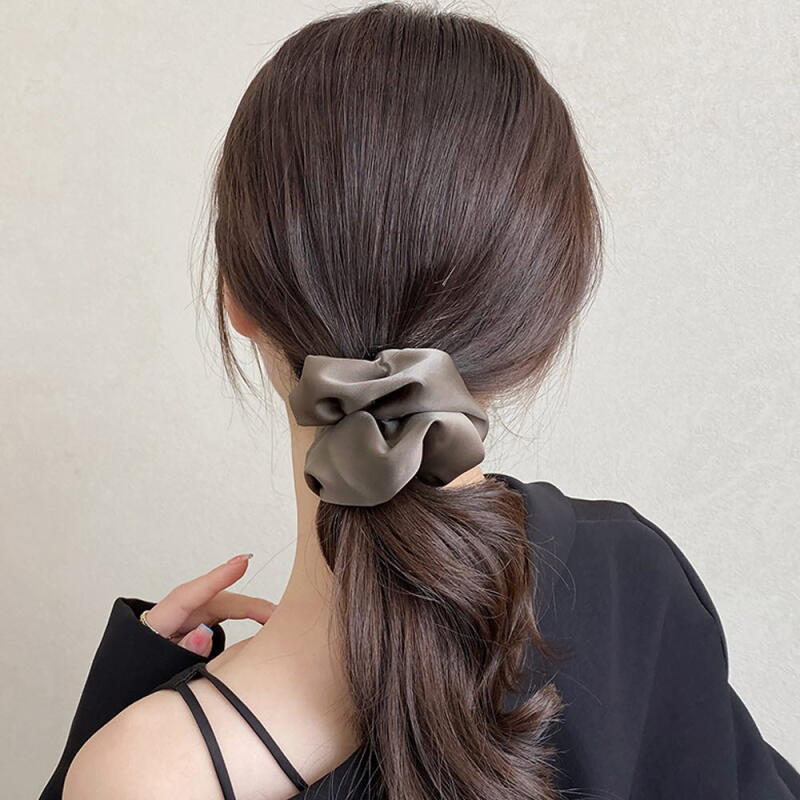 Satin Mood Color Gopchang Hair Scrunchie 3P SET