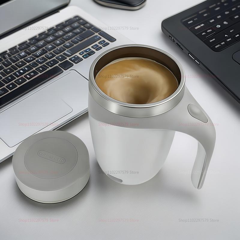 Automatic Mixing Cup 304 Stainless Steel Self Stirring Magnetic Mug Portable Electric Blender Rechargeable Coffee Milk Mixer