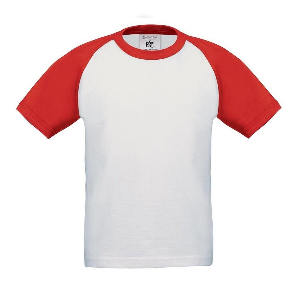B&C Childrens/Kids Baseball T-Shirt