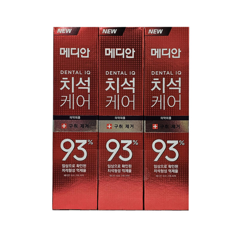 Median Tartar and Bad Breath Toothpaste 120g x 3