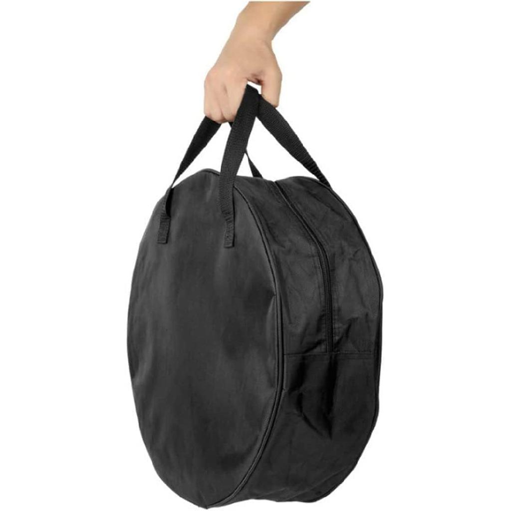 Round Cable Organizer Bag - Heavy Duty Water Resistant Cable Management Storage Bag - Perfect for Jumper Cables, RV Sewer Pipe, EV Charging Cord