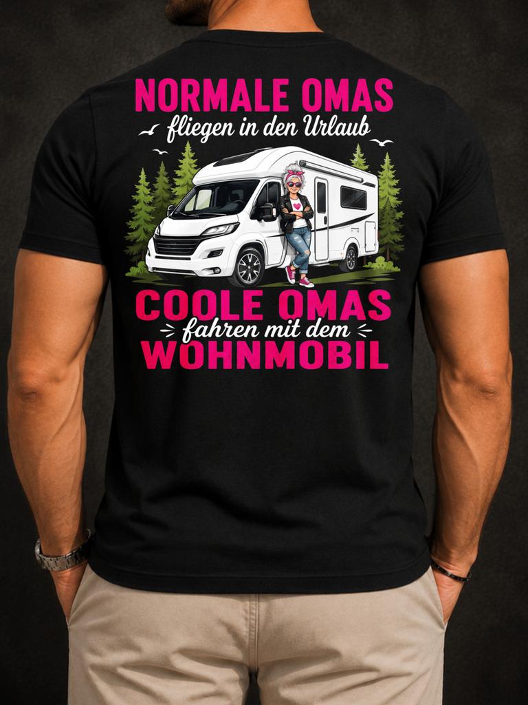 Cool Oma Wohnmobil Forest Tee grandma camper forest scene and German coolgrandma vacation quote Unisex All T-Shirt