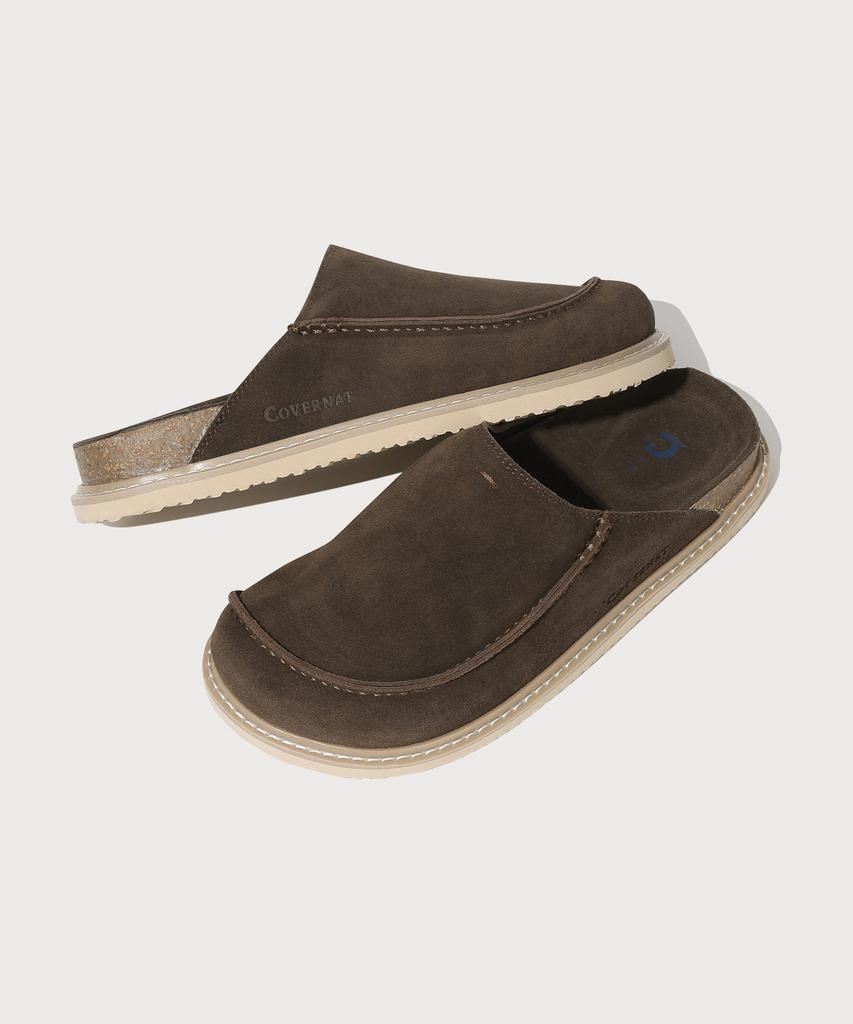 Covernat Cork Slides Deep Brown
