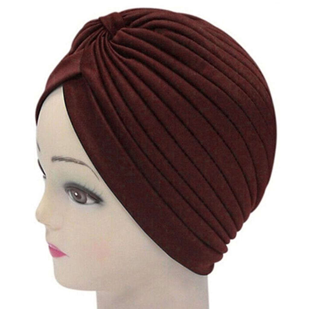 Women Headband Cotton Indian Turban Stretchy Head Wrap Cancer Yoga Casual