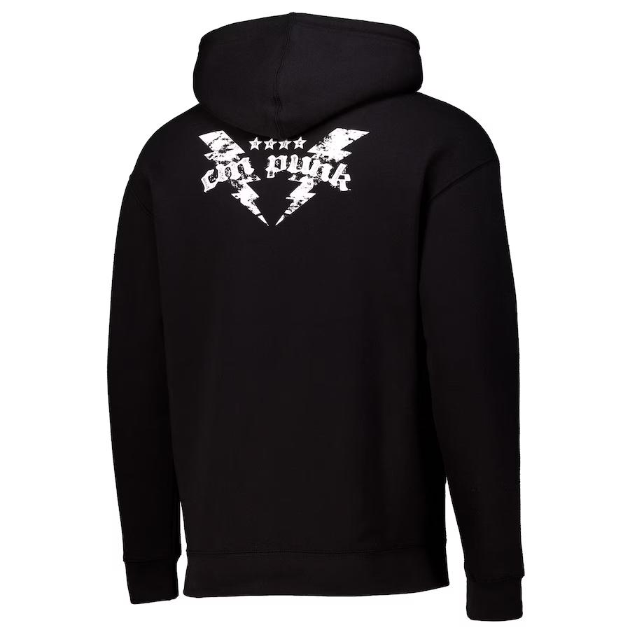 Autumn and Winter New Warm Same CM Punk Fist Printing Long-sleeved Men's and Women's Same Loose and Comfortable Hoodie