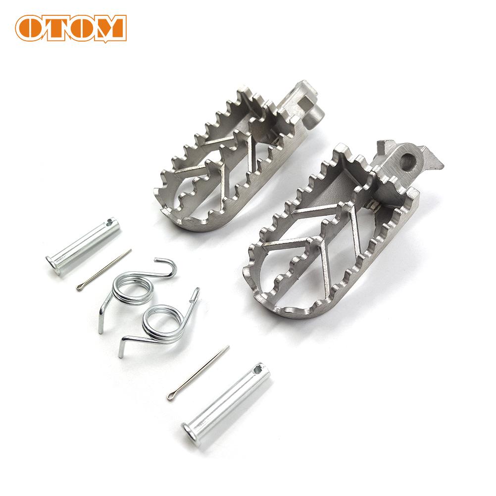 OTOM K6 Footpeg Foot Pegs Front Pedal For For KAYO TY125 TY150 T6 T4 BOSUER BSE Hailing M Series Off-Road Motorcycle Footrest