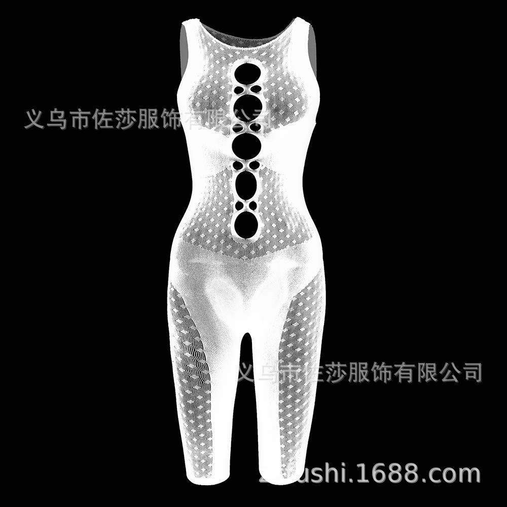Sexy underwear tight hip skirt one-piece mesh sexy perspective suspenders