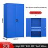 Stainless Steel Double-Door Workshop Tool Cabinet