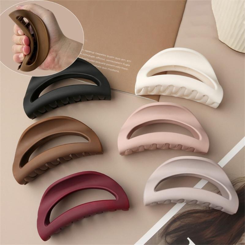 Weiche Silikon-Haarklammer, große Größe, starker Halt für dickes, langes Haar, mehrere Farben, tägliche Styling-Accessoires