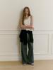 MOAT Cozy Stripe Elastic Pants (Navy Stripe)