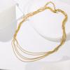 Inextricably Linked Design Sense Multi-Layer Fringed Collarbone Chain Sense Niche Necklace