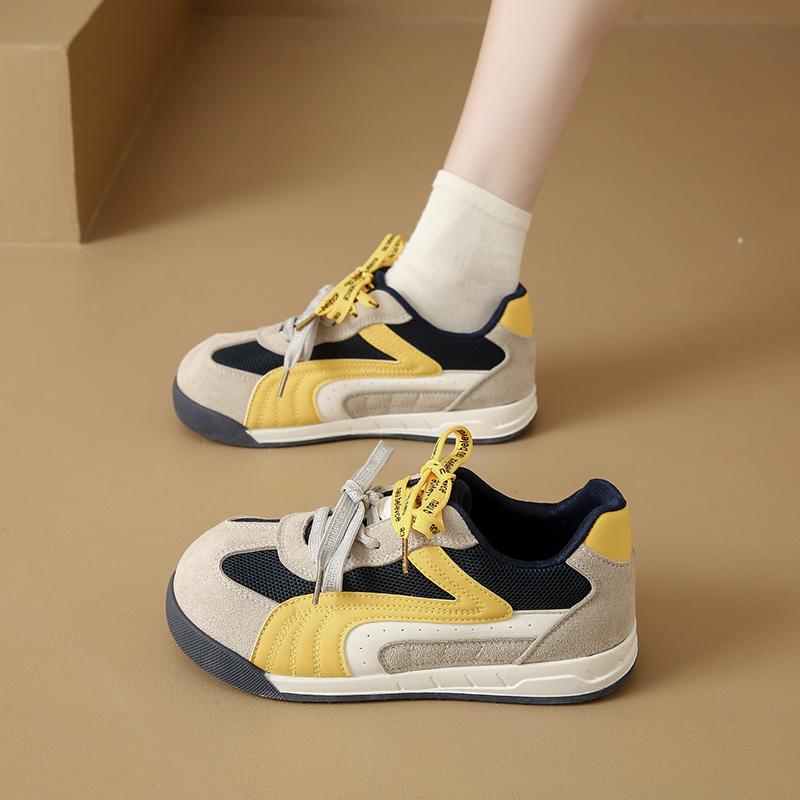 

Fashion CRLAYDK Vintage Sneakers for Women Lace Up Trendy Fashion Non Slip Shoes Comfortable Casual Walking Footwear Spring Tennis 35