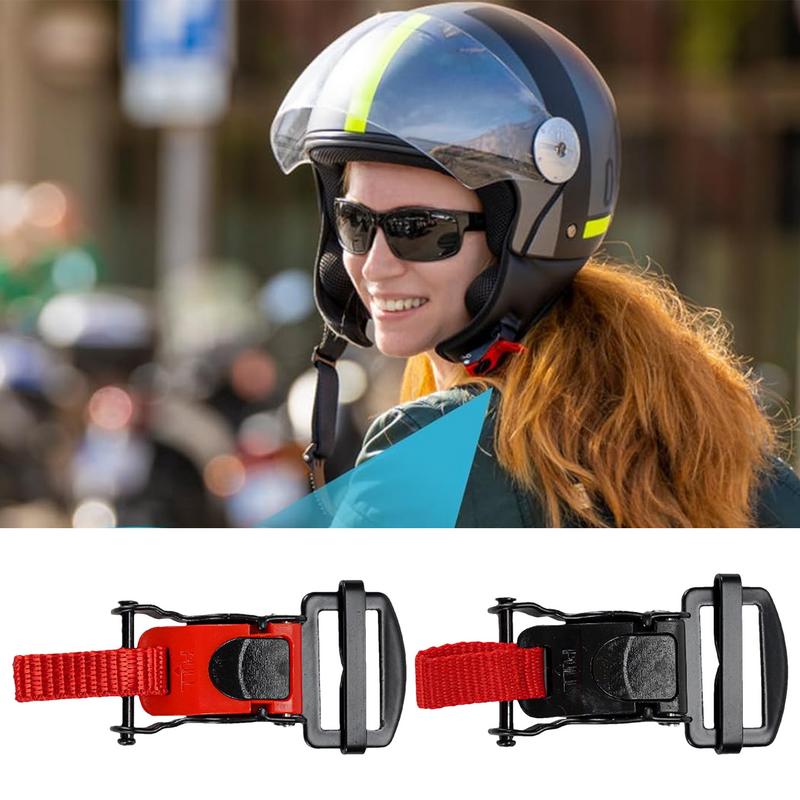 Double D Buckle Motorcycle Helmets Quick Release Buckle Safe Quick Release Clip Strap Helmet Lock Socket For Motorcycle Helmets