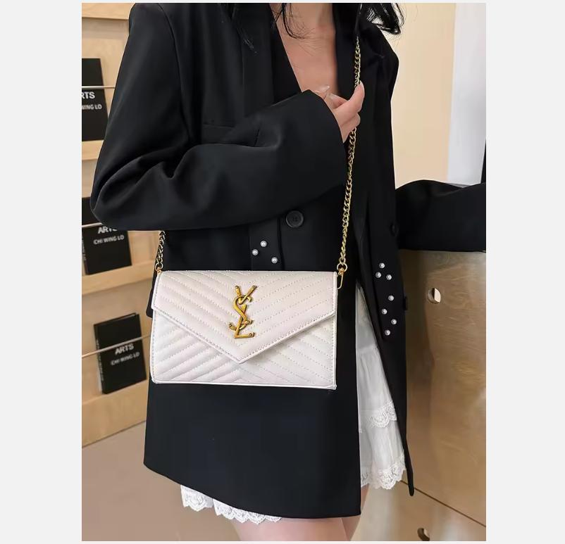 New Envelope Bag Women's Chain Crossbody Bag Commuter Mobile Phone Bag Niche Fashion Texture Bag Shoulder Bag For Women