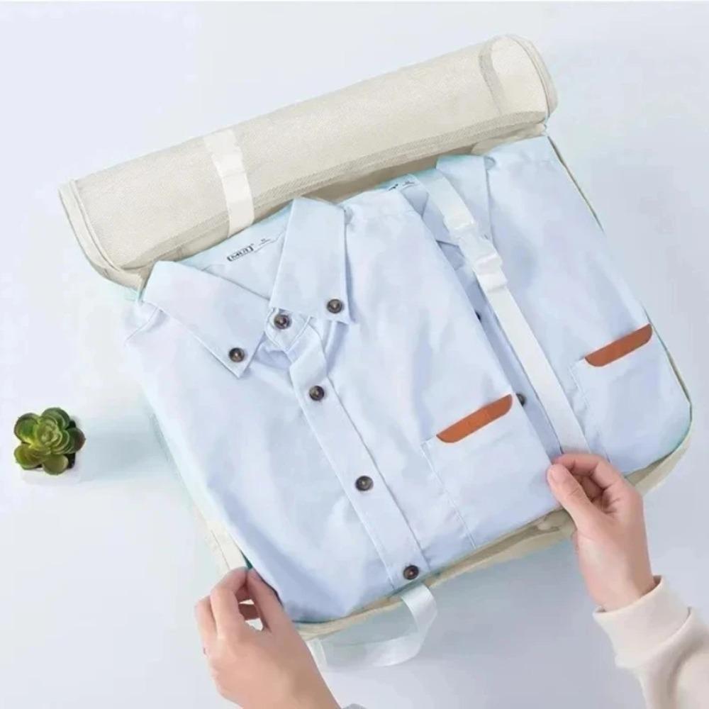 7/10 Stück Set Reise-Organizer Aufbewahrungstaschen Koffer Packwürfel Hüllen Tragbarer Kleiderschrank Gepäck Kleidung Schuhbeutel Faltbar