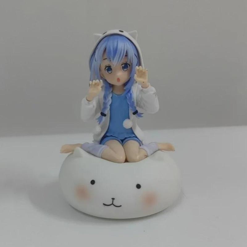 

Is The Order A Rabbit Kafuu Chino Аниме Фигурка Kawaii Девушка Коллекция Кукла Настольный Рождественский Подарок Детская Игрушка синий