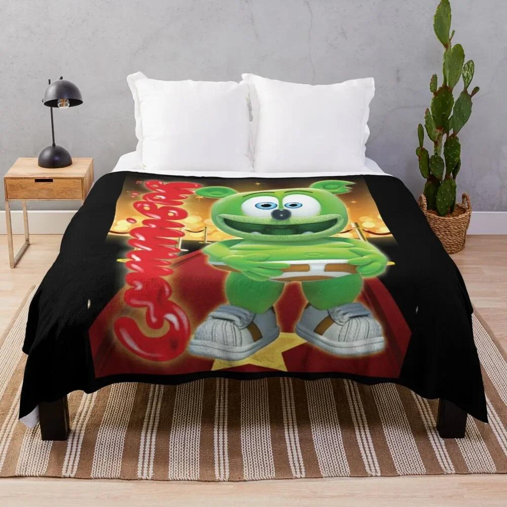 Shunika Chen Unisex Gummibar (The Gummy Bear) Redcarpet Throw Blanket Heavy To Sleep For Sofa Thin Bed Linens Blankets