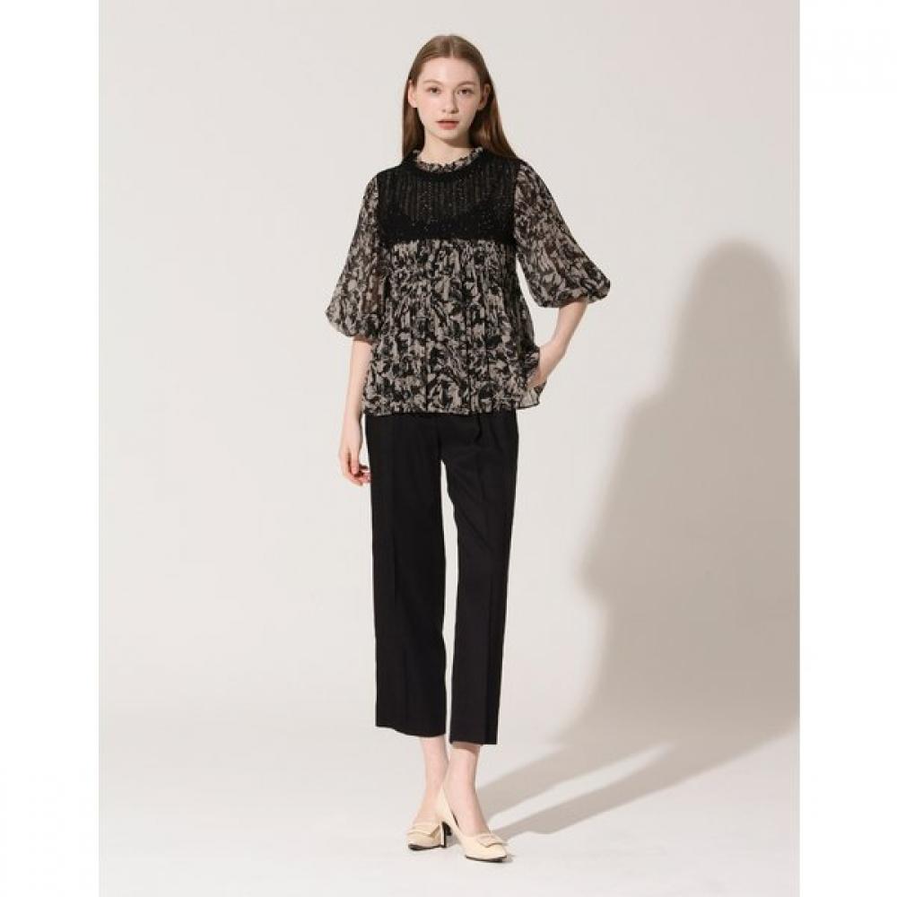 SON JUNG WAN Pleats Chiffon Knit Zkn6262010