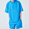 FILA T Shirts Men's Ocean Blue Stand Collar Moderate Straight Fit FS2JKF2101X-OBE