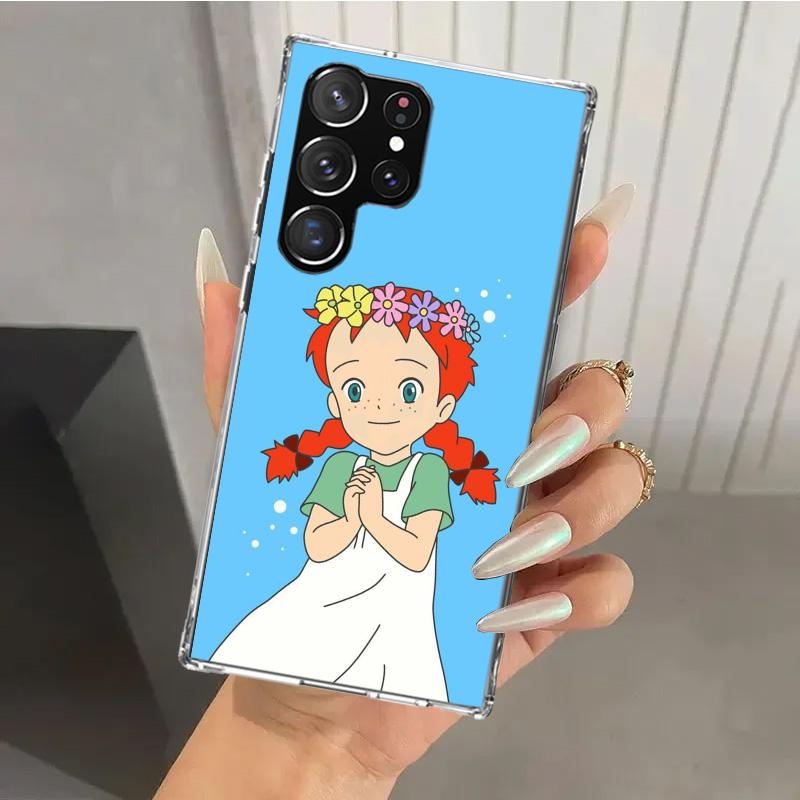 A-Anne Of Green Gables Shirley Phone Case for Samsung Galaxy S26 S24 S23 Ultra S25 Edge S22 S21 Plus S20 FE + Soft Print Shell F