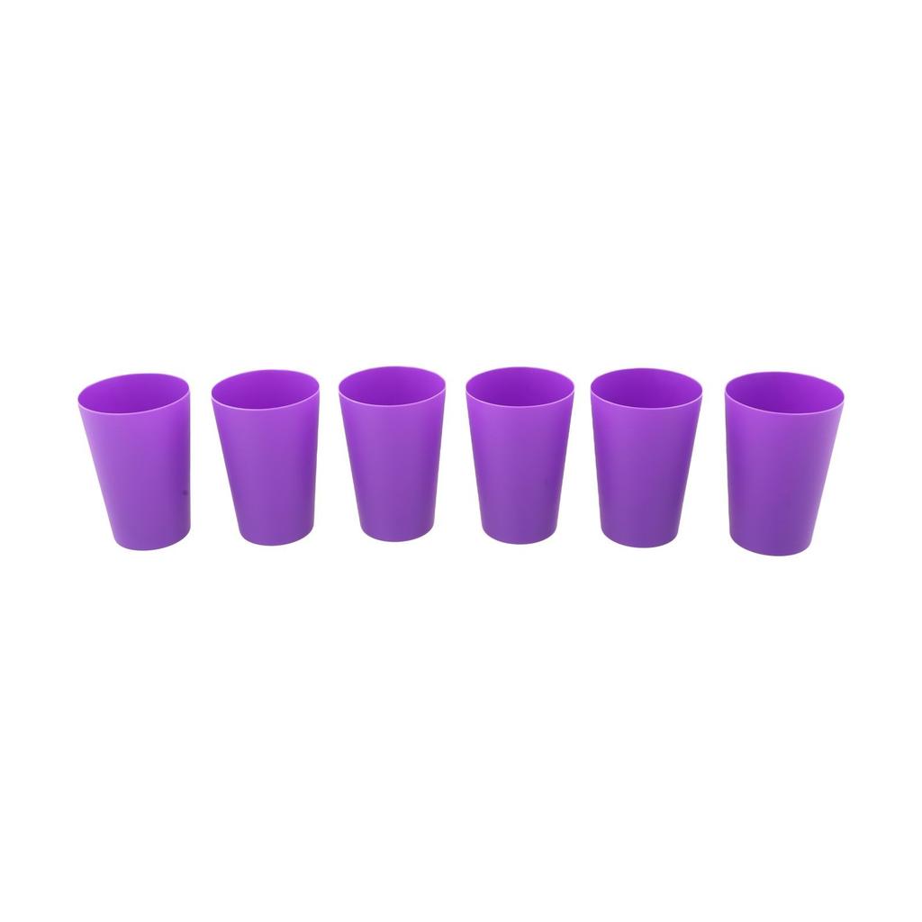 Colorful Plastic Cups Unbreakable Drinkware Lightweight Drinking Cups