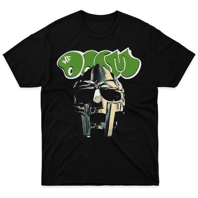 MF DOOM Rapper Graphic Cotton T-shirt Unisex Men Women Hip Hop Fashion Big Size Top Casual Short Sleeve Streetwear Classic Tee