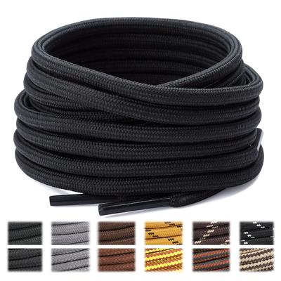 Stepace 2 Pairs (4 Pieces) Round Laces Non-slip Durable Shoelaces Length 100180 Cm 28 Colors Hiking Boots Sneakers