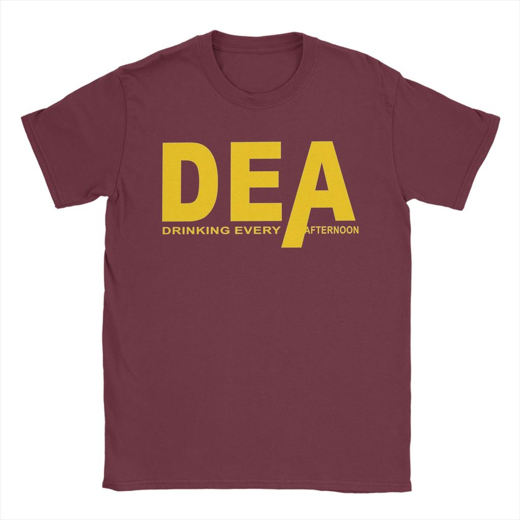 Awesome DEA Drinking Every Afternoon TShirt for Unisex Crewneck Cotton T Shirt Short Sleeve Tee Shirt XL XL Clothing