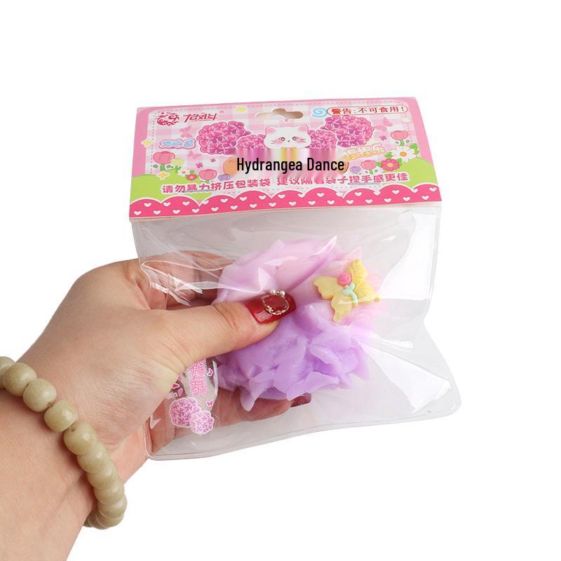 Children's Creative Hydrangea Dance Stress Ball - Squeeze & Knead Sensory Toy