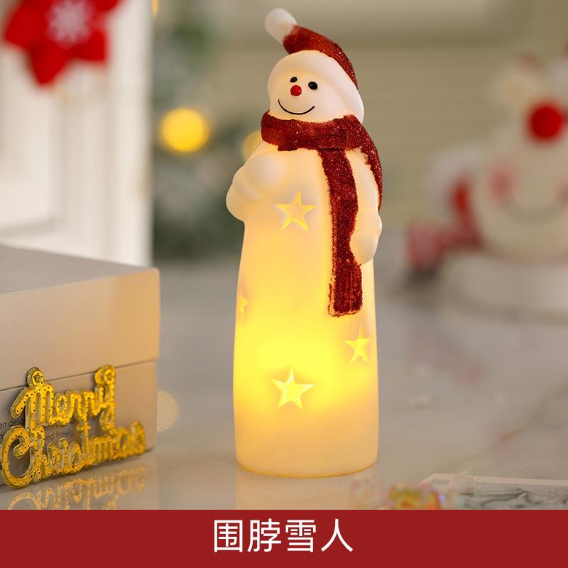 Santa Claus LED Night Light Creative Ambient Light Modeling Light Holiday Hanging Light Christmas Ornament Light