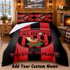 West Bromwich Albion FC Pattern Bedding 3Pcs Set Custom Name, Bed Sheet And Pillowcases For Home Bedroom