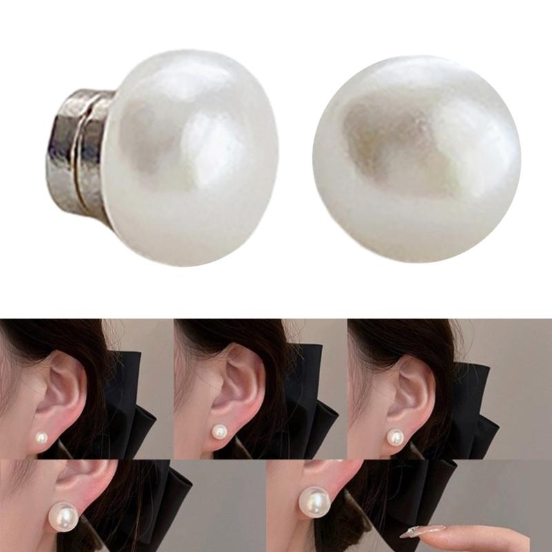 Fashion Magnetic Pearls Earrings Not Pierced Ear Cuff Women Ear Jewelry Perfect for Sensitive Ears and Fashion Event