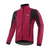ARSUXEO Veste de cyclisme d'hiver coupe-vent doublée polaire 3 couches pour homme Vêtement d'extérieur chaud pour le sport en extérieur