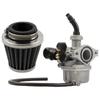 PZ19 Motorcycle 19mm Carburetor with Air Filter Set for 50cc-110cc Dirt Bike Motocross ATV Scooter Quad 4 Wheeler accessories