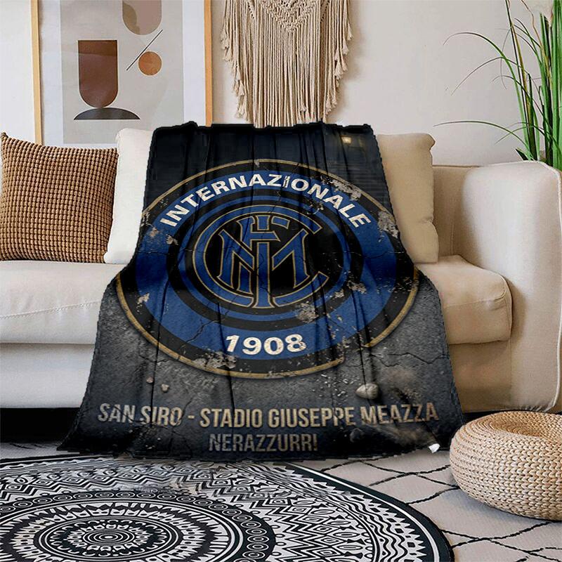 Fc Internazionale Century Passion Blanket Soft And Comfortable Camping Trip Sheet Digital Printing Office Rest Blanket