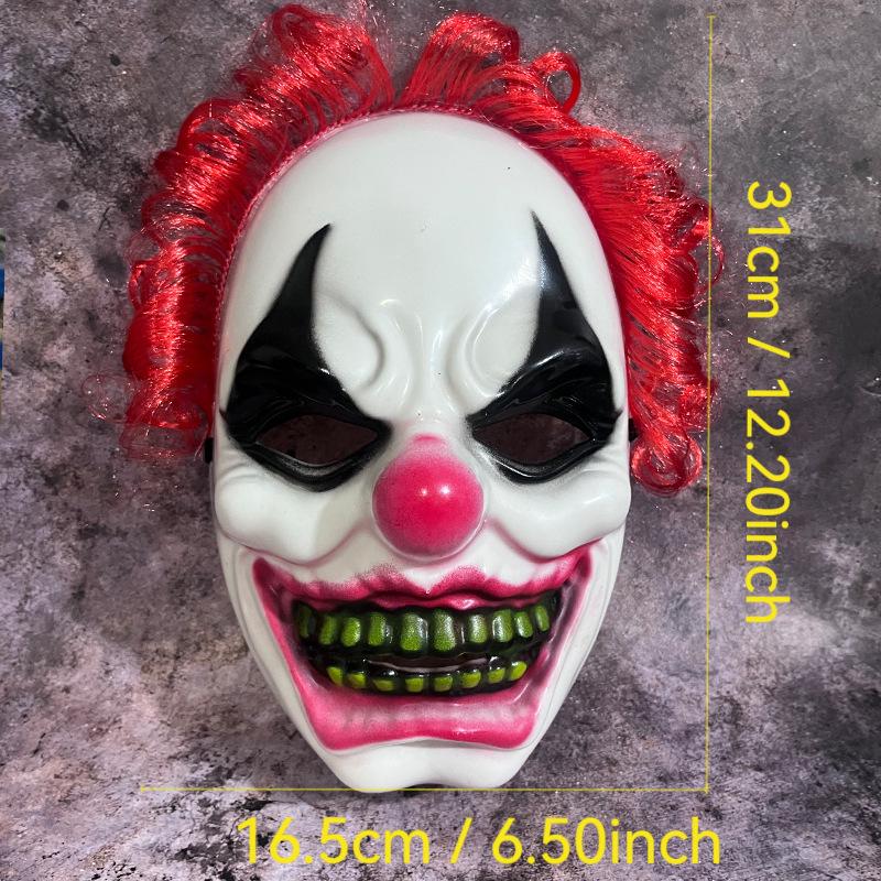 Halloweenská hororová maska ďábla, maska dýně, vtipná cosplay maska pro hraní rolí, démonický teror, karnevalová párty, kostýmní rekvizity