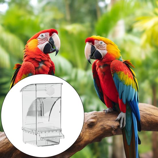 Krmítko pro ptáky Průhledný design Velká kapacita Odolné proti povětrnostním vlivům Prachotěsné Snadná instalace Kolibřík