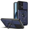 For OPPO Reno7 4G Case OPPO Reno8 4G Cover OPPO Reno 7 4G Magnetic Ring Holder Armor Phone Case Slide Camera Protect Back Cover
