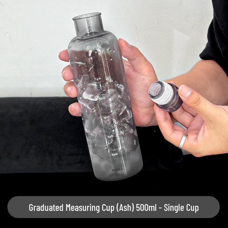 Large Capacity Heat-Resistant Glass Measuring Cup with Scale - Portable, Simple Design 450ml to 750ml