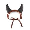 Adorable Pet Costume Accessory Set With Horned Headband And Cute Wig Parties For