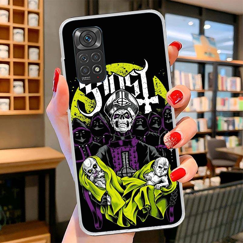 Ghost Papa Emeritus Cover Phone Case For Xiaomi Redmi Note 15 14 13 12 11 10 Pro Plus 14S 12S 11S 11T 11E 10S Soft Fundas Shell